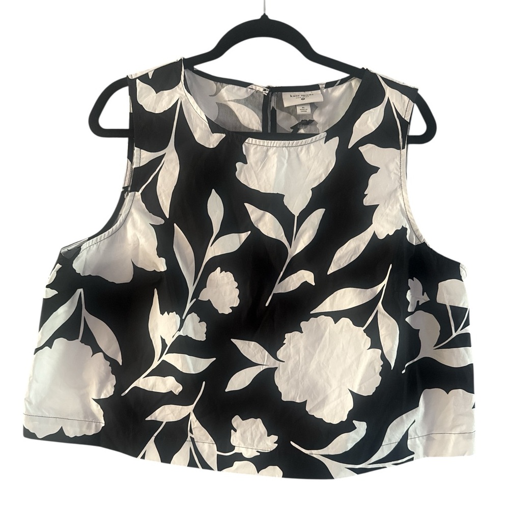 New Kate Spade Target Black and White Sleeveless XL Top!